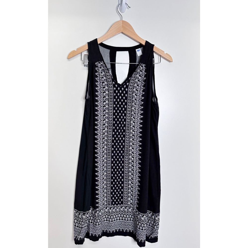 Old Navy Dress Womens Swim Cover Up Black/White Large
